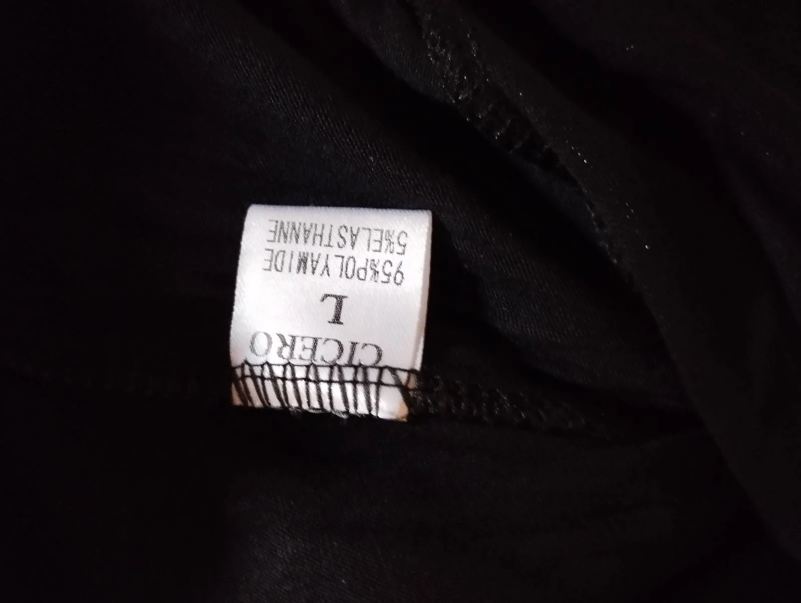 Vestido curto com estampa geométrica preto e branco CICERO (Tamanho G) – photo 6